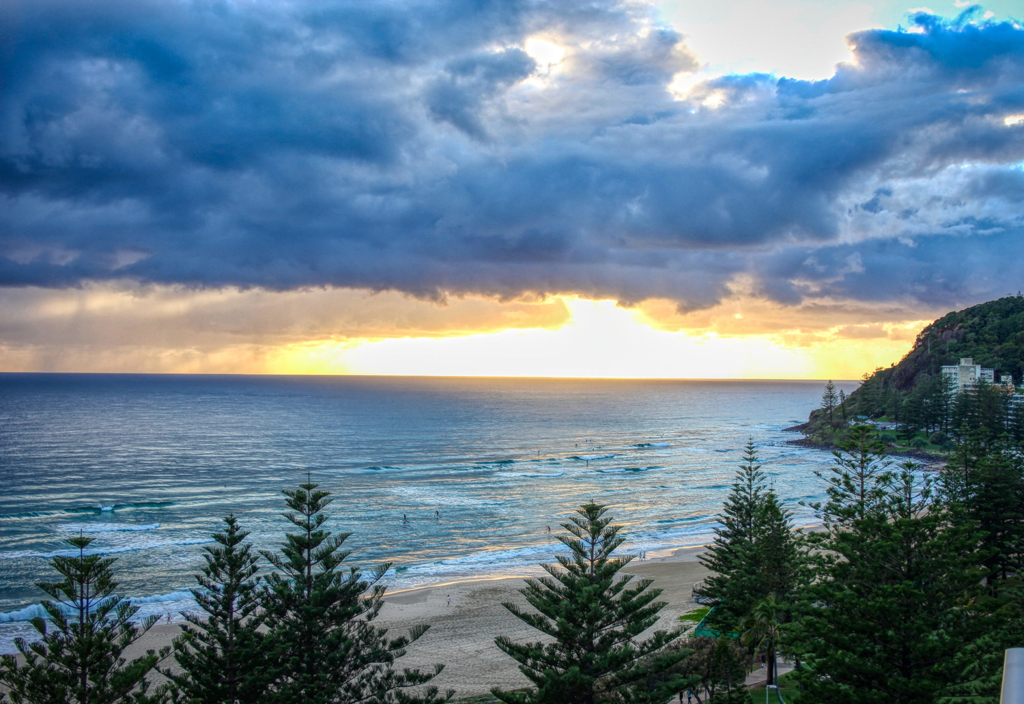 Sunrise at Burleigh Heads, Australia